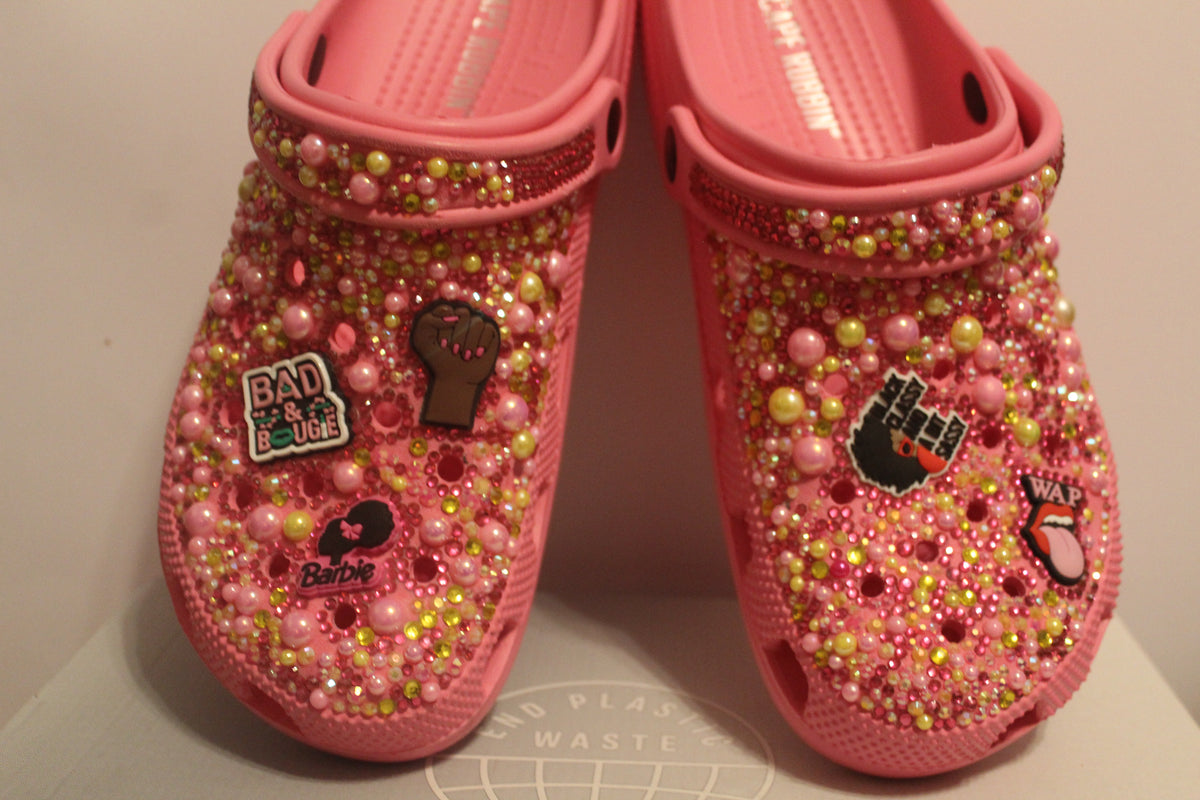 Bling your Crocs out Barbie - A&J Charms and Accessories
